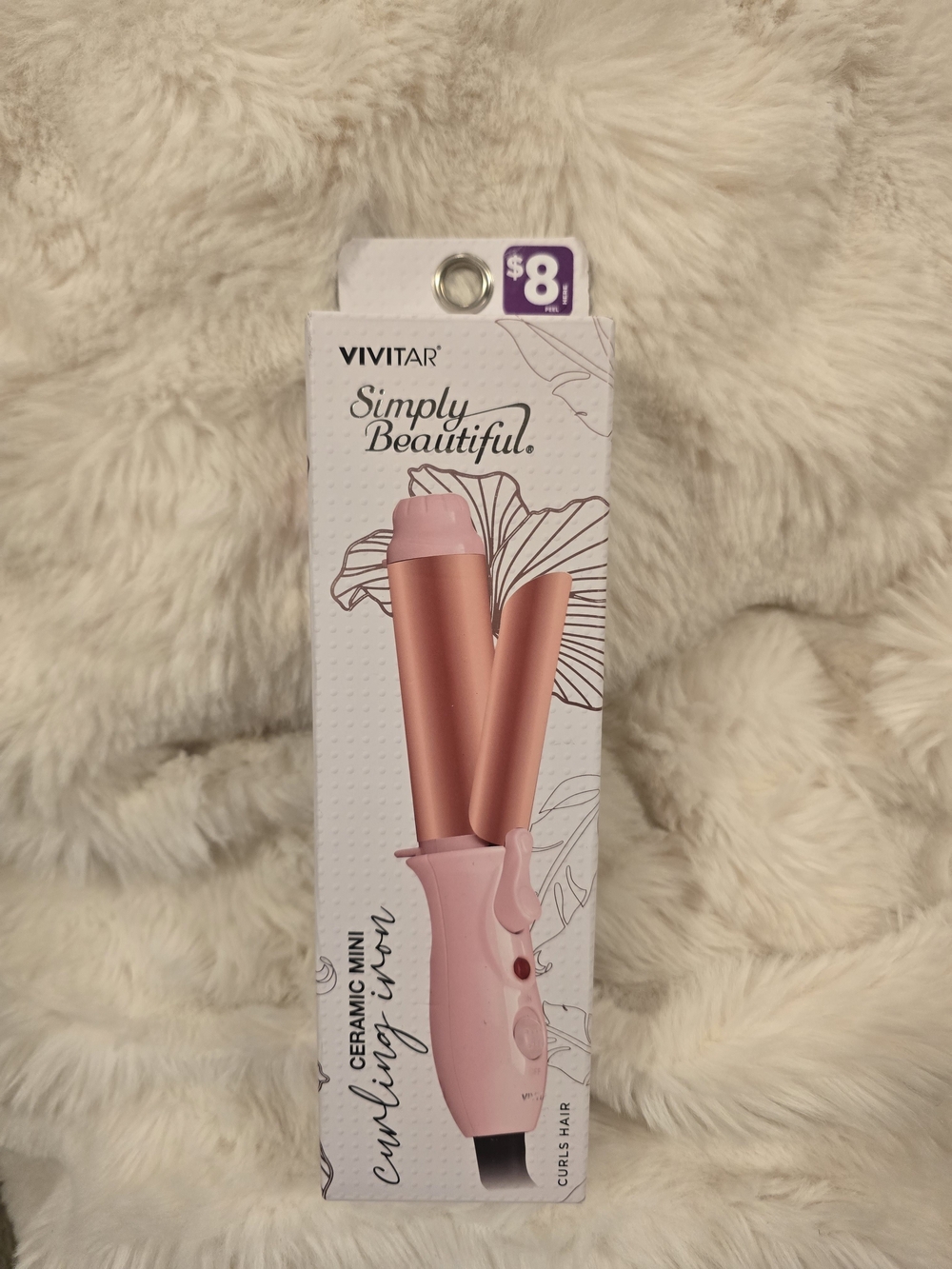 Simply Beautiful Pink & Rose Gold Mini Curling Iron
